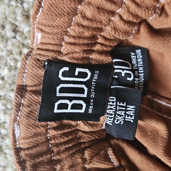 BDG Urban Outfitters Women Cargo Pants Relaxed Skate Jeans Cocoa Brown sz 30 - Picture 8 of 10